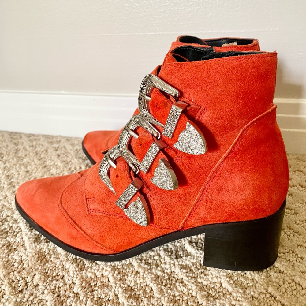 Western Suede Booties